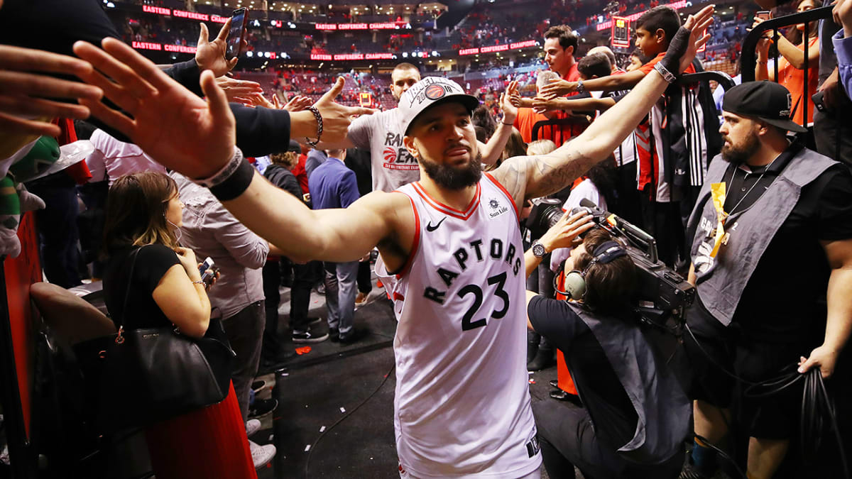 Fred VanVleet - Toronto Raptors - 2019 NBA Finals - Warmup-Issued