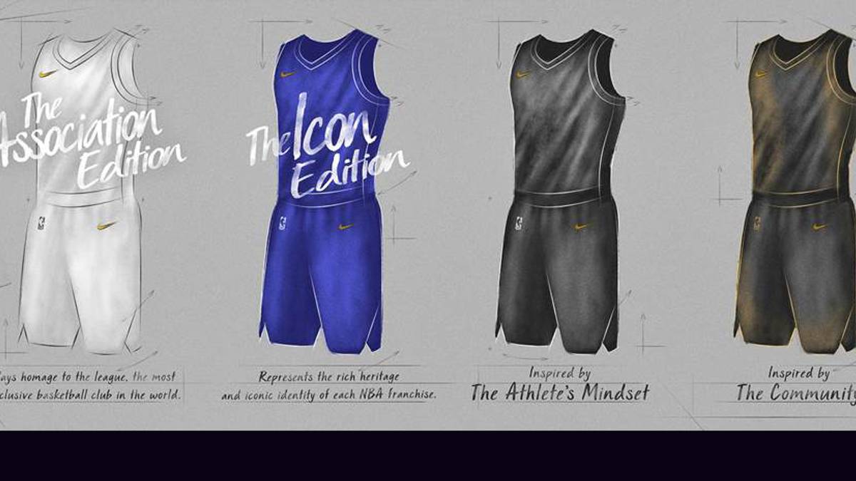 Nike, NBA reveal new uniforms for next 