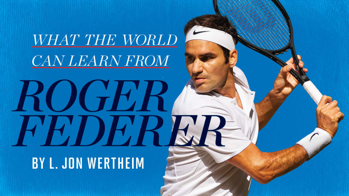 Roger Federer en visite à Épernay pour Moët & Chandon