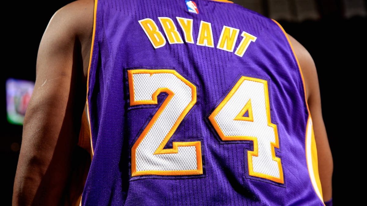 kobe laker number