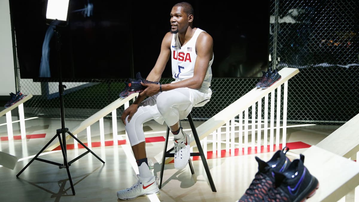 USA unveils uniforms, sneakers for Kevin Durant, Kyrie Irving - Sports  Illustrated
