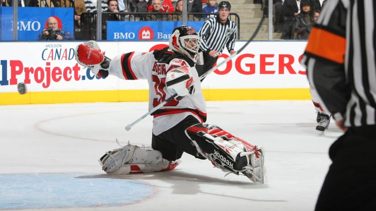 Martin Brodeur & Sean Avery Fight Unsigned New Jersey Devils