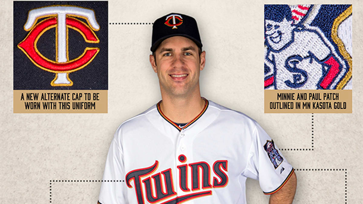 Minnesota Twins unveil new primary home uniform for 2015 with gold trim -  Sports Illustrated