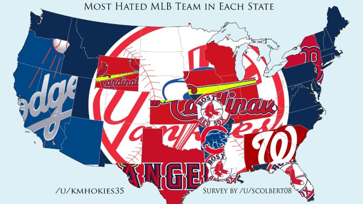 Map shows the most popular NHL team in every state