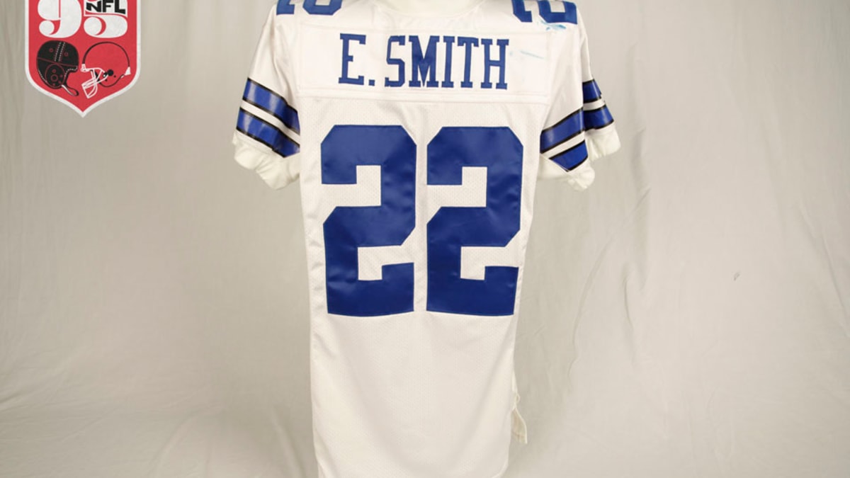 History of the NFL in 95 Objects: Emmitt Smith's Rushing Record Jersey -  Sports Illustrated
