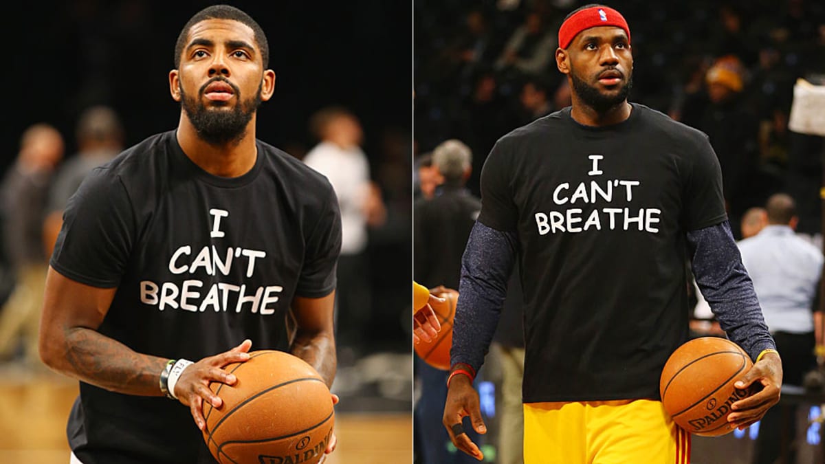 LeBron James wears 'I can't breathe' T-shirt before Cavaliers game