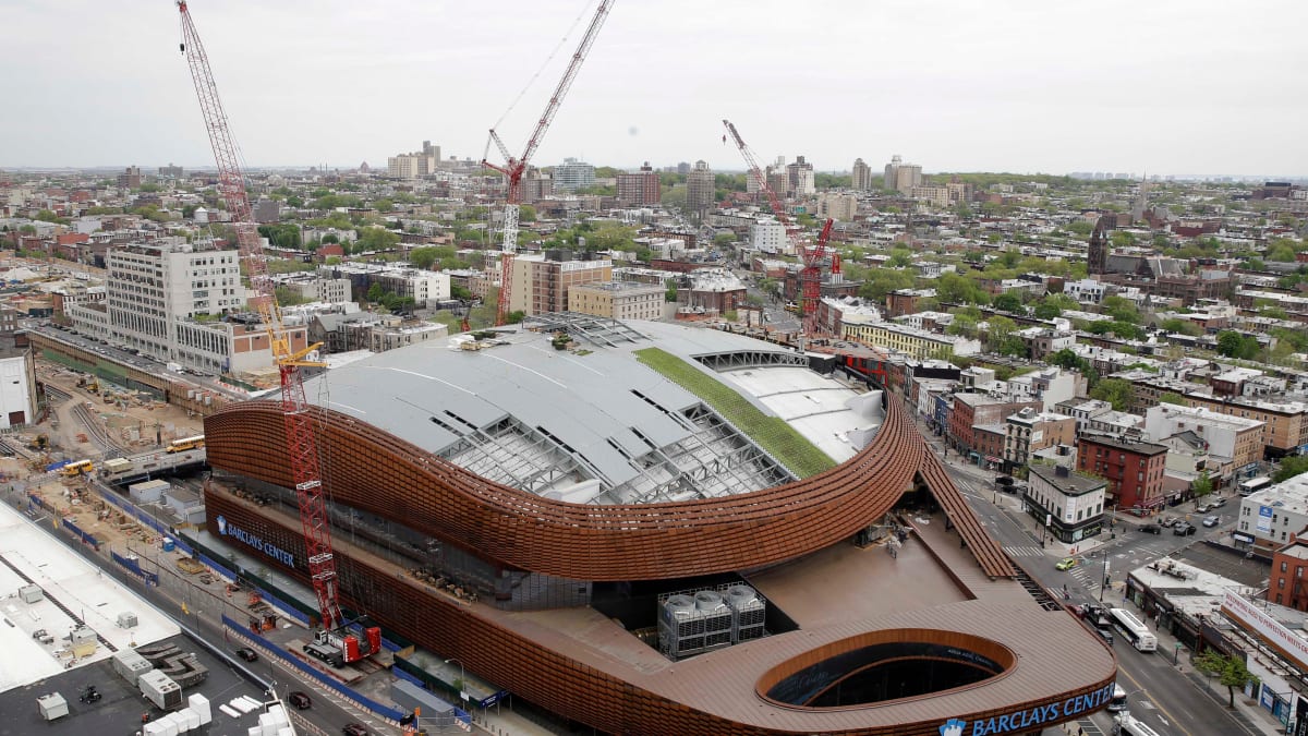 From green roof to massive towers, Barclays Center look about to