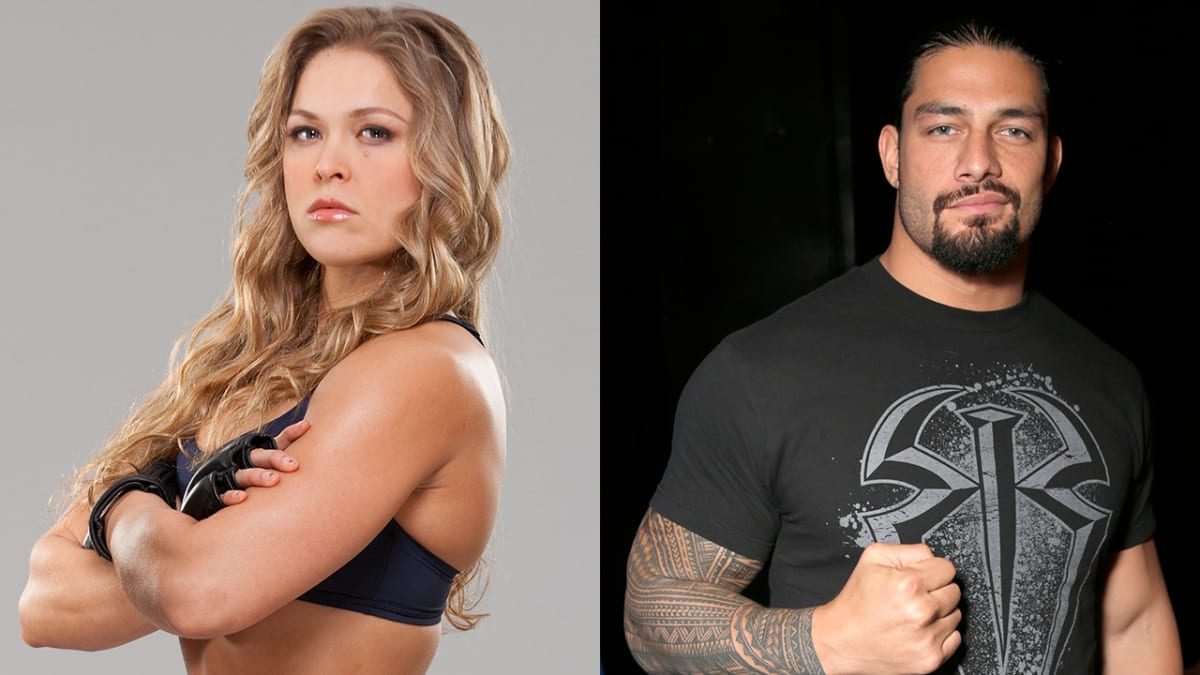 Ronda Rousey interviews Roman Reigns about Wrestlemania - Sports Illustrated