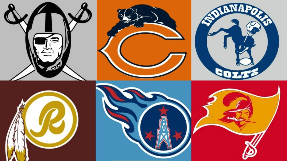 All City Sports Logos Combined - NFL MLB NBA NHL Mashup Design
