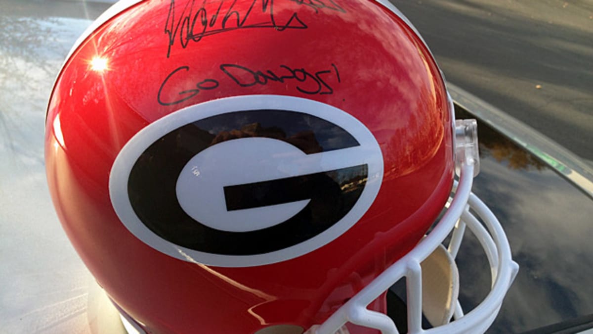todd gurley signed helmet