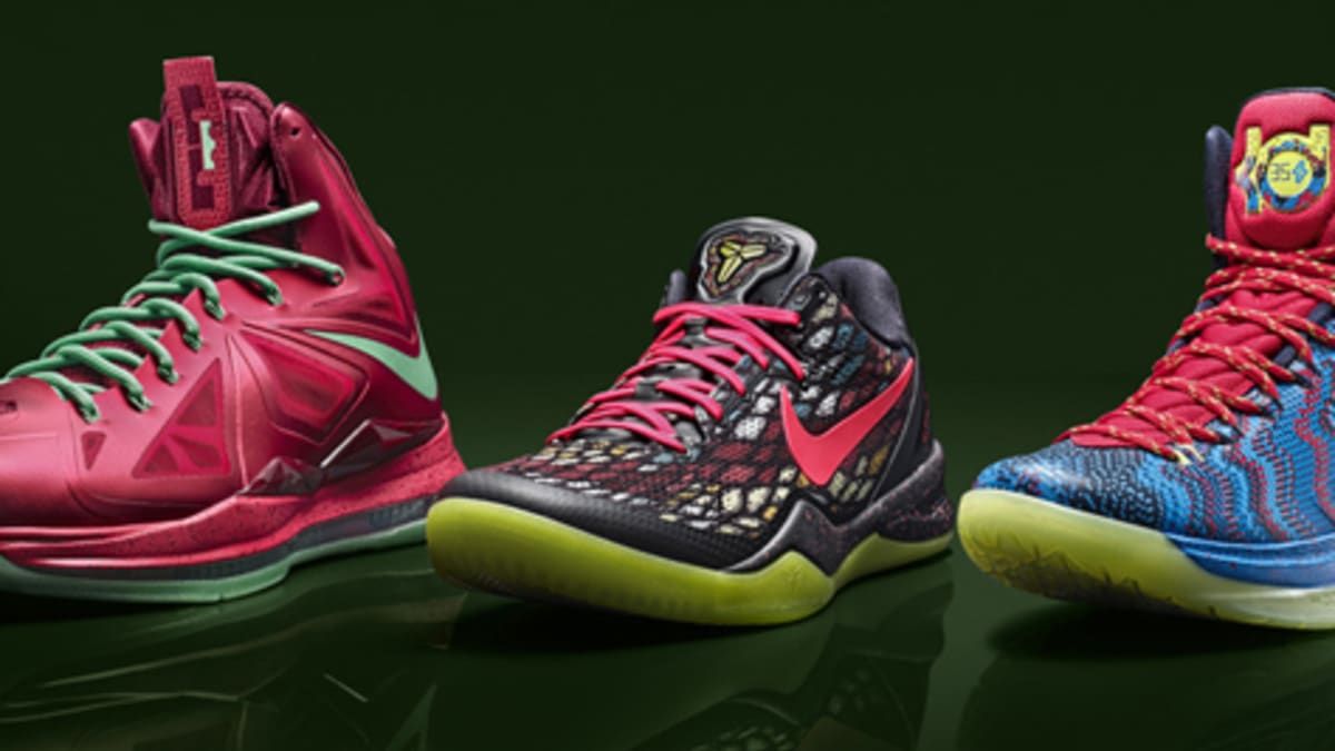 From Dirty conversion Nike unveils Christmas Day sneakers for James, Bryant and Durant - Sports  Illustrated