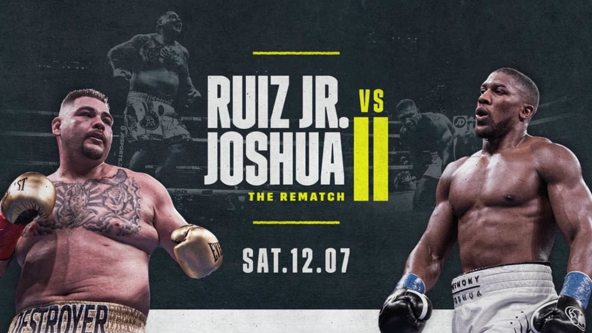 Andy Ruiz vs Anthony Joshua live stream Watch online, time, fight card
