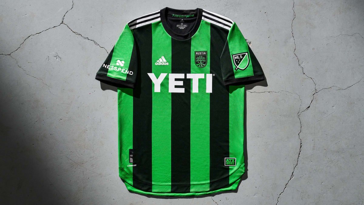 Austin FC jersey: Club reveals green, black striped kit (PHOTOS