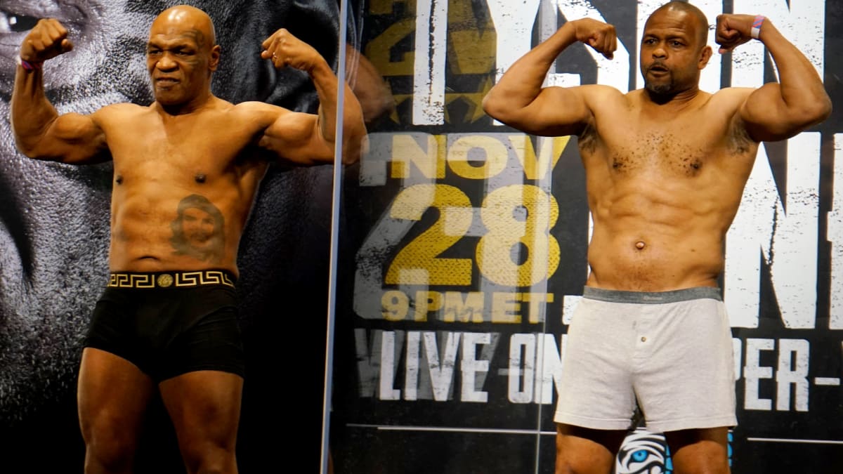 Tyson vs Jones Legendary boxers ready for exhibition
