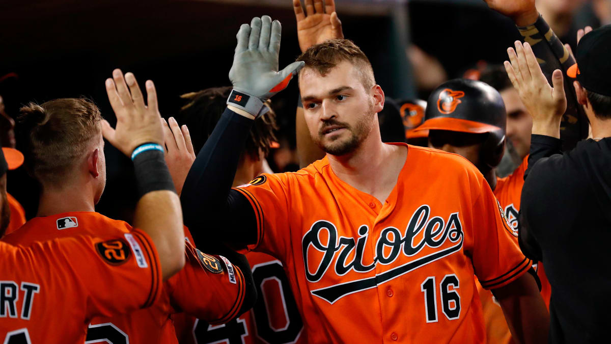 Trey Mancini returns from cancer, singles in first game for Orioles -  Sports Illustrated