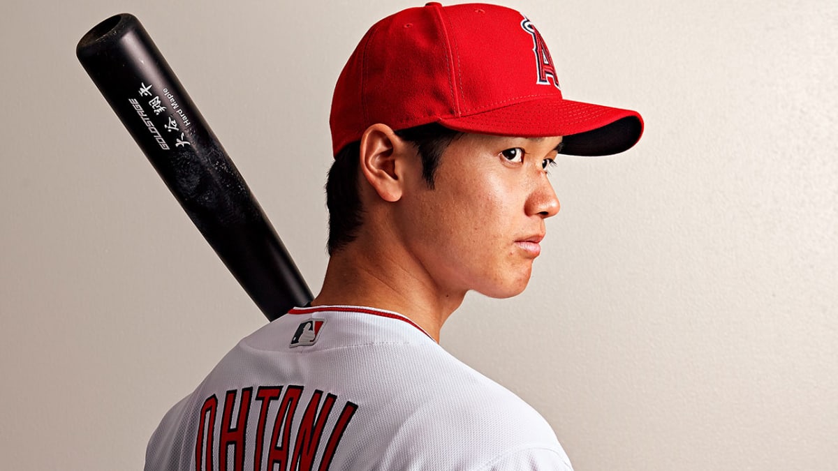 Shohei Ohtani 大谷翔平 Kanji Japanese Los Angeles Angeles Baseball RED Jersey  Large