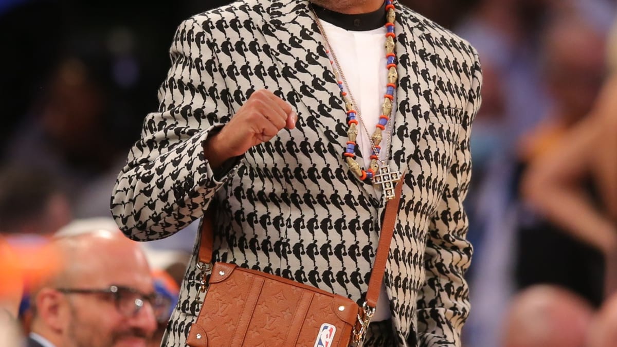 Check Out Spike Lee's $5,000 Louis Vuitton x NBA Suit At The
