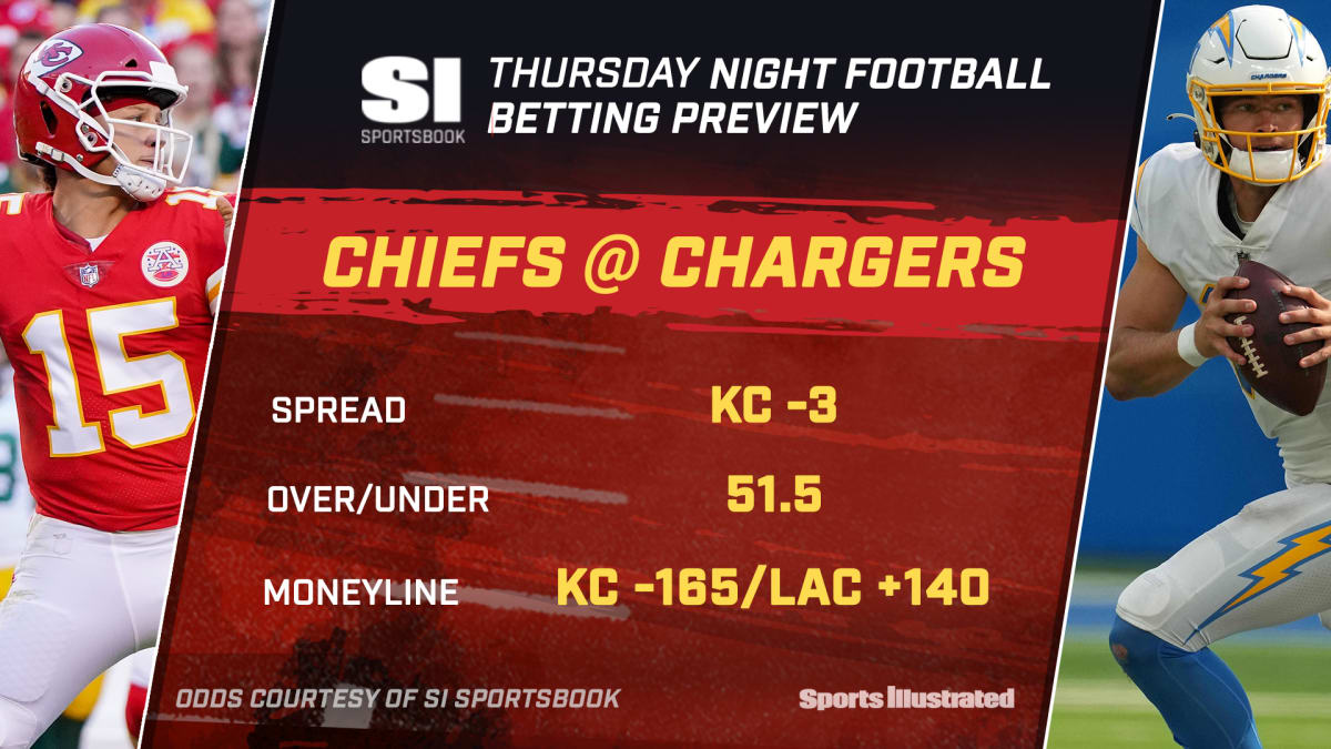 over under chiefs chargers