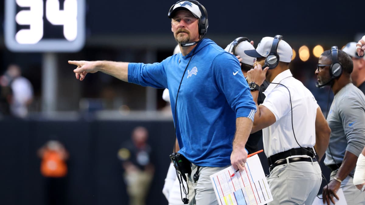 Detroit Lions Dan Campbell does not commit to calling NFL plays in 2022 -  Sports Illustrated Detroit Lions News, Analysis and More