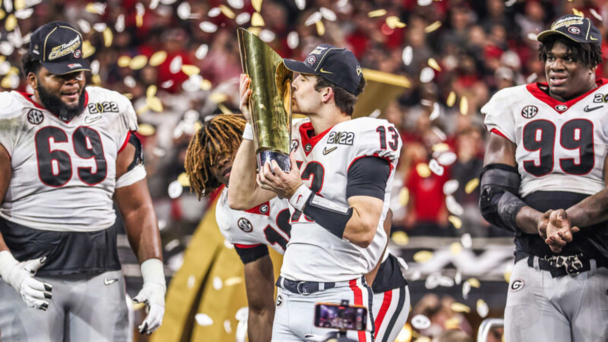 Georgia Football QB Stetson Bennett's Epic GMA Interview Following National  Title - Sports Illustrated Georgia Bulldogs News, Analysis and More