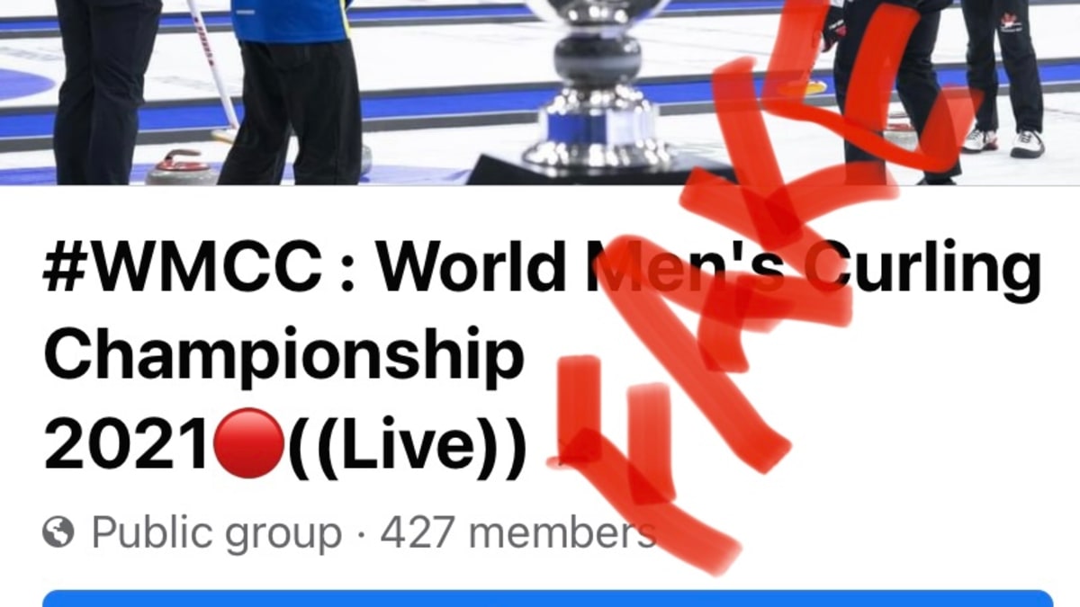 Facebook Curling Fan Scam Alert