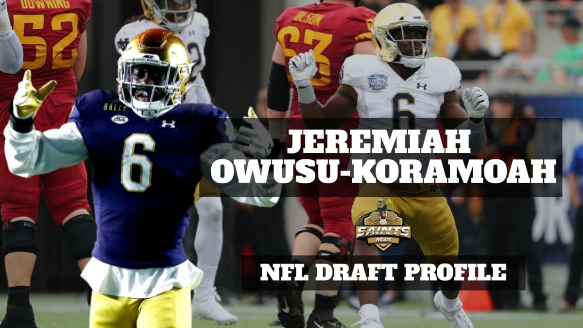 Saints 2021 Draft Prospects: Jeremiah Owusu-Koramoah - Sports