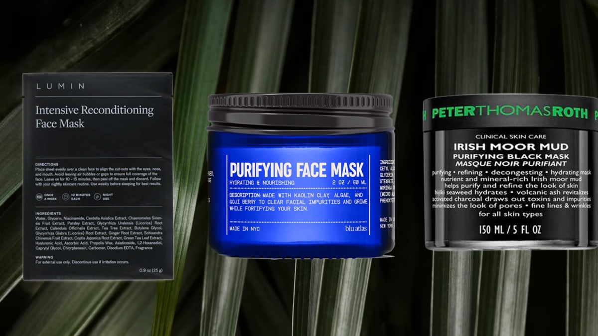 10 Pack Energising Face Mask Sheet For Men