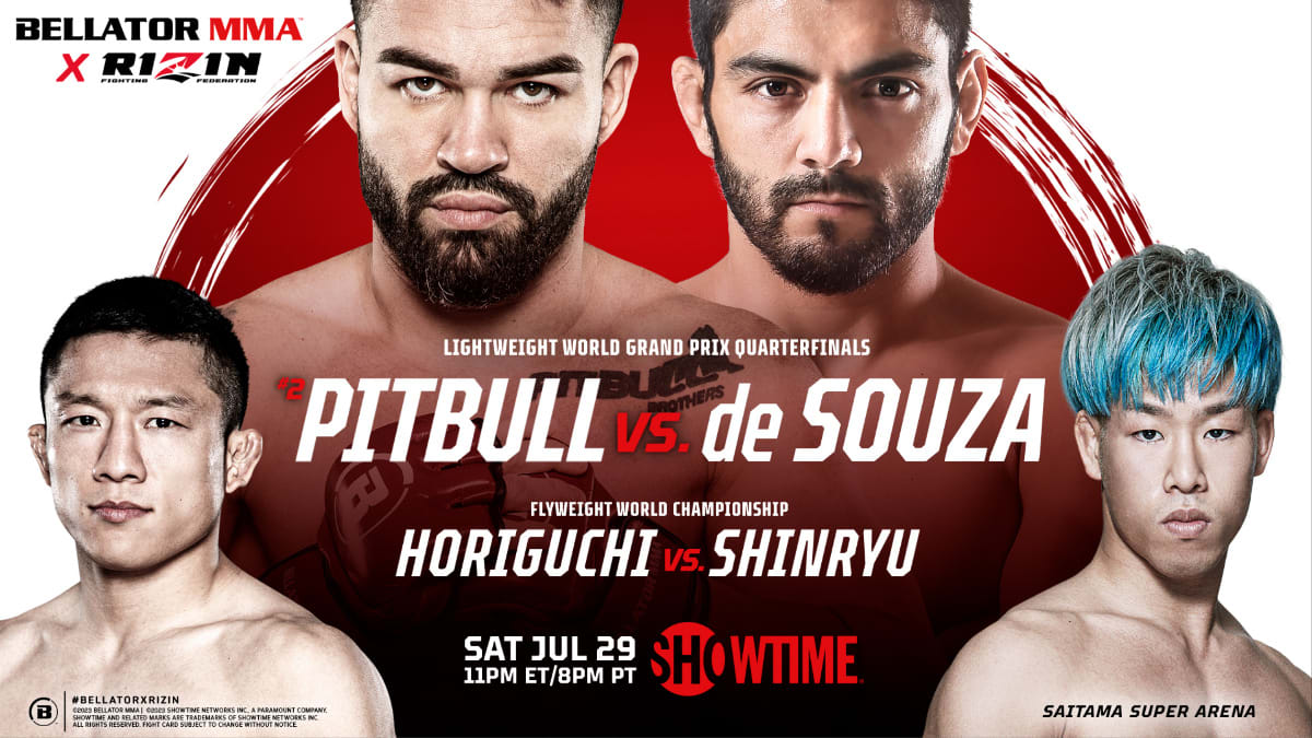 VIDEO Pitbull Stops De Souza At Bellator MMA x RIZIN 2 In Japan