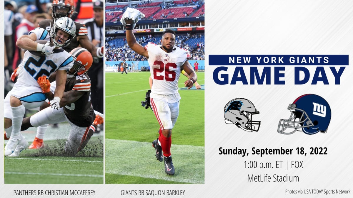 New York Giants vs. Carolina Panthers: How to Watch, Odds, History and More  - Sports Illustrated New York Giants News, Analysis and More