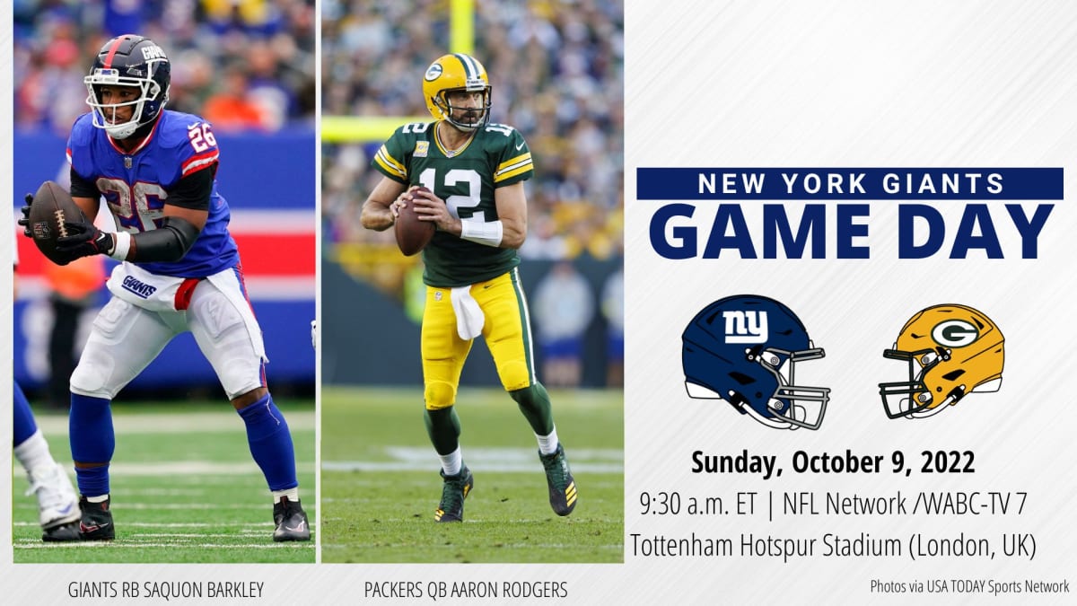 New York Giants vs. Green Bay Packers: How to Watch, Odds, History and More  - Sports Illustrated New York Giants News, Analysis and More