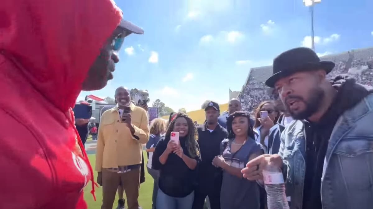 Deion Sanders Hosts P-Valley Cast, Rick Ross, and Celebrities at Jackson  State's Homecoming - HBCU Legends