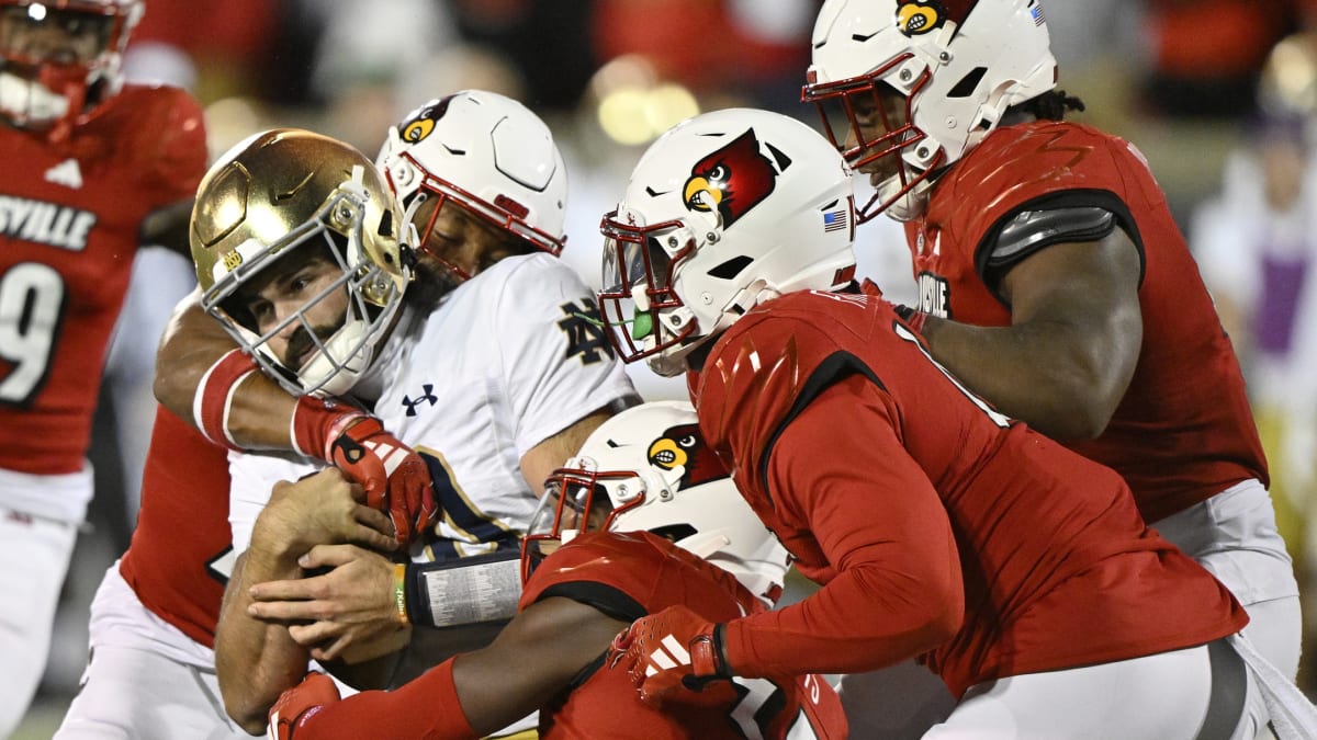 No. 25 Louisville beats No. 10 Notre Dame 33-20, with Jawhar