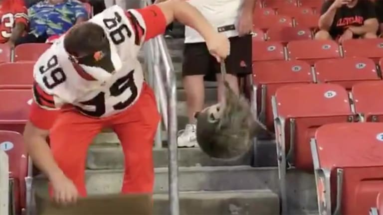 Rally Possum Appears in Crowd, Browns Win First Game in 635 Days