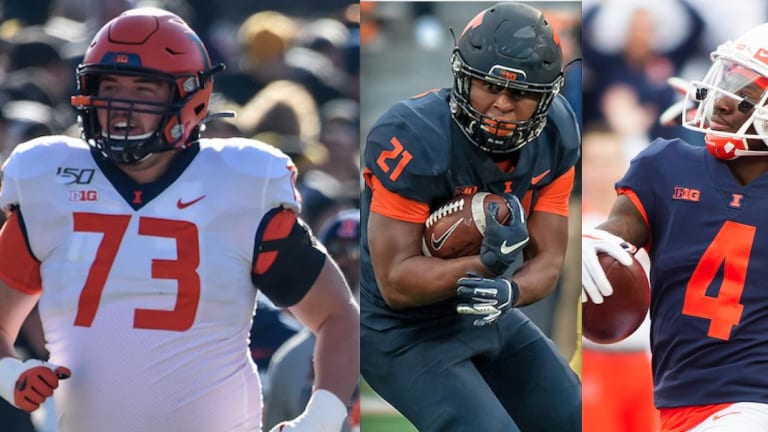 Two Veteran Skill Players & A Senior OL Leave Illini Football Program