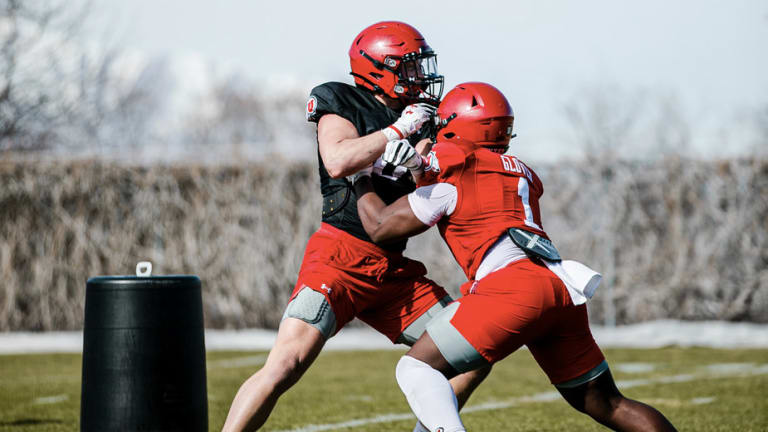 New freshman Carson Tabaracci has big shoes to fill as he adapts to the linebacker position during spring camp