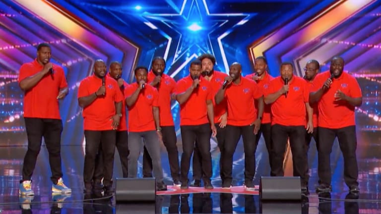 Bryant McKinnie and the Players Choir advance on 'America's Got Talent'