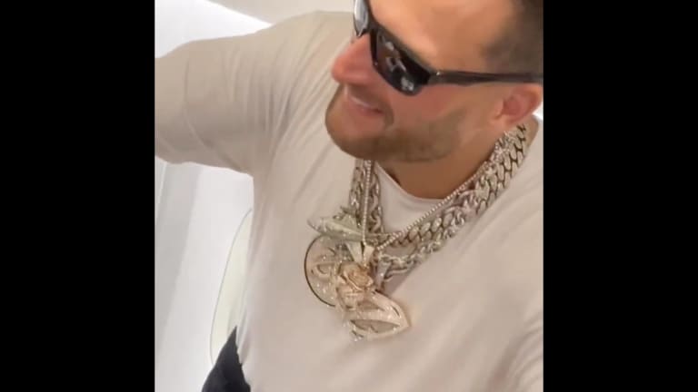 Kirk Cousins spotted wearing multiple diamond chains