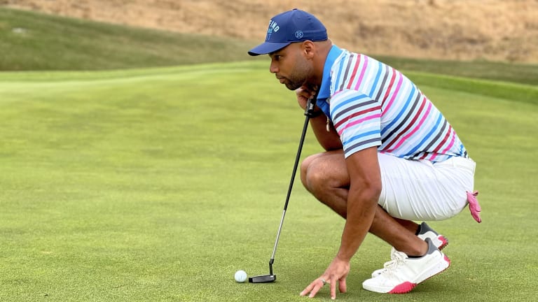 Golden Tate Takes G/FORE’s New Golf Shoe for a Whirl