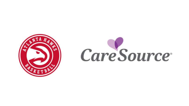 Hawks and Care Source logos.