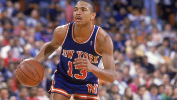 Jackson played parts of seven season with the Knicks