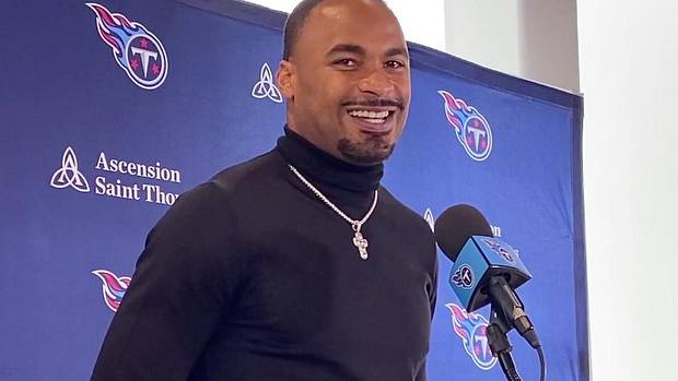 Wide receiver Robert Woods talked to the media after the Tennessee Titans acquired him in a trade with the Los Angeles Rams.