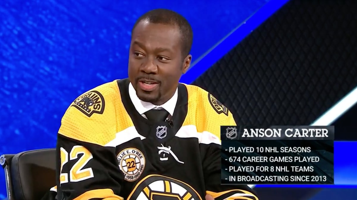 NHL on TNT analyst Anson Carter takes shot at Wild fans, reporters