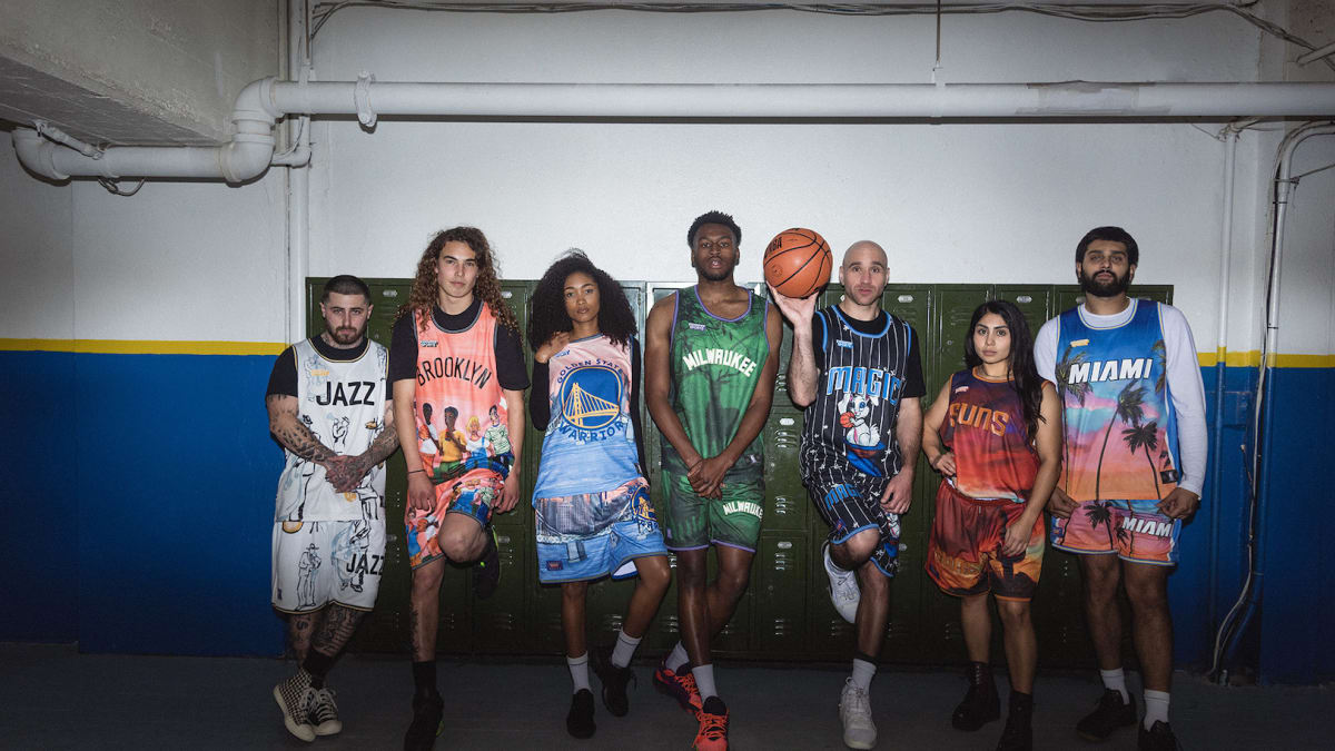 Lids Philadelphia 76ers NBA & KidSuper Studios by Fanatics Unisex Hometown  Shorts - White