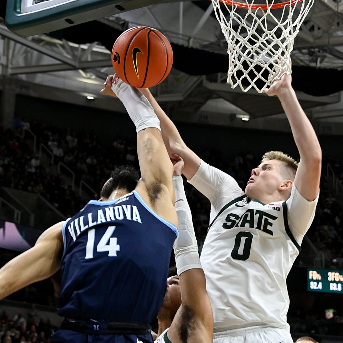 Five Takeaways Michigan State mens basketball holds off Villanovas late rally at the Breslin