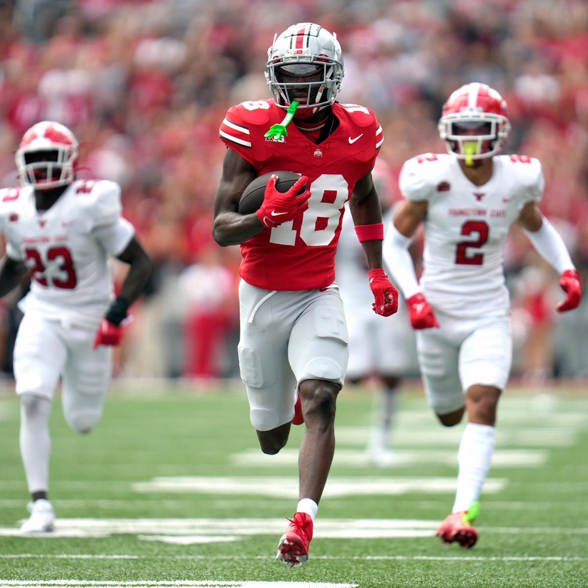 Ohio State Buckeyes WR Marvin Harrison Jr. 'Surprised All of Us' with Long TD - Sports Illustrated Ohio State Buckeyes News, Analysis and More