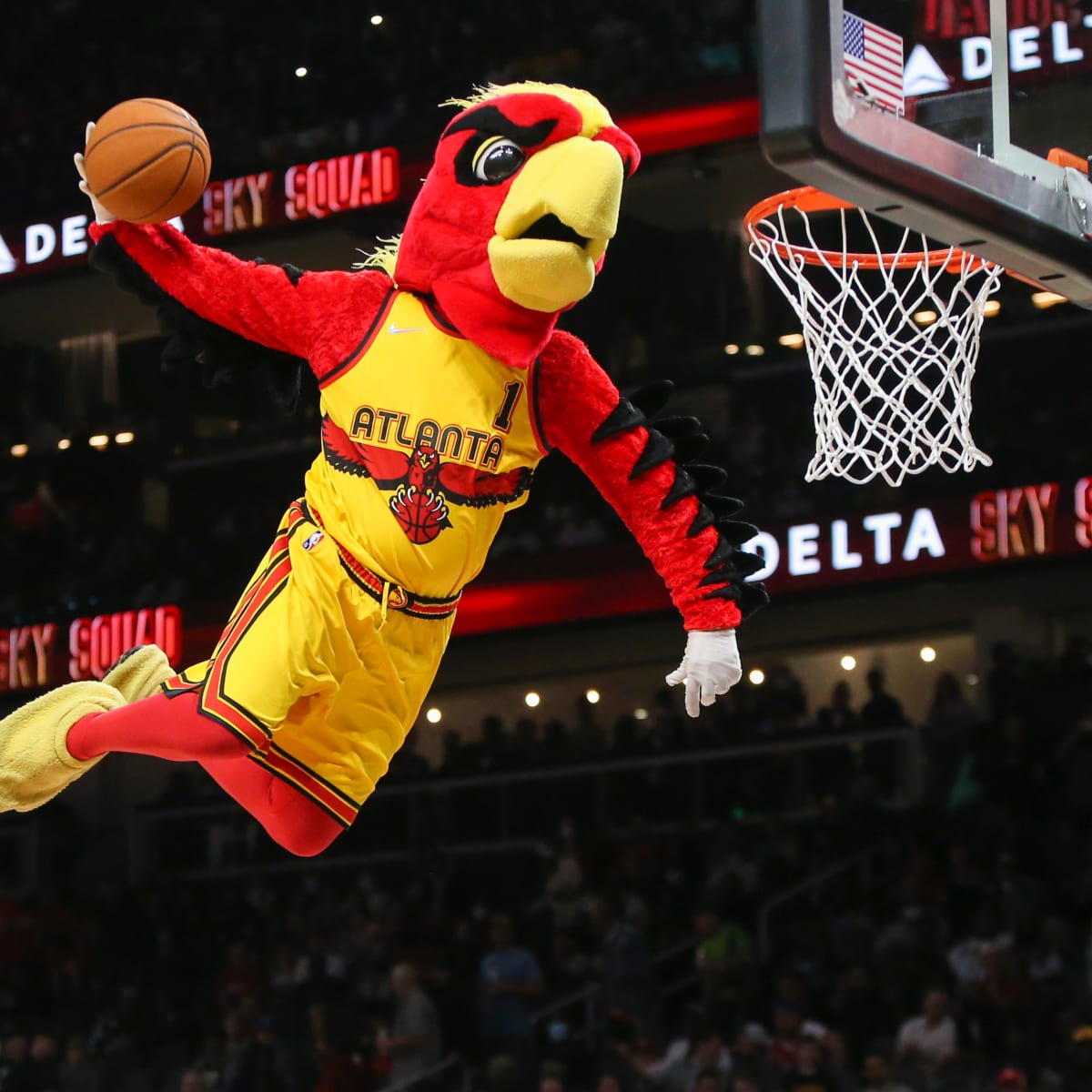 Maine Red Claws mascot attends a game between the Atlanta Hawks and News  Photo - Getty Images