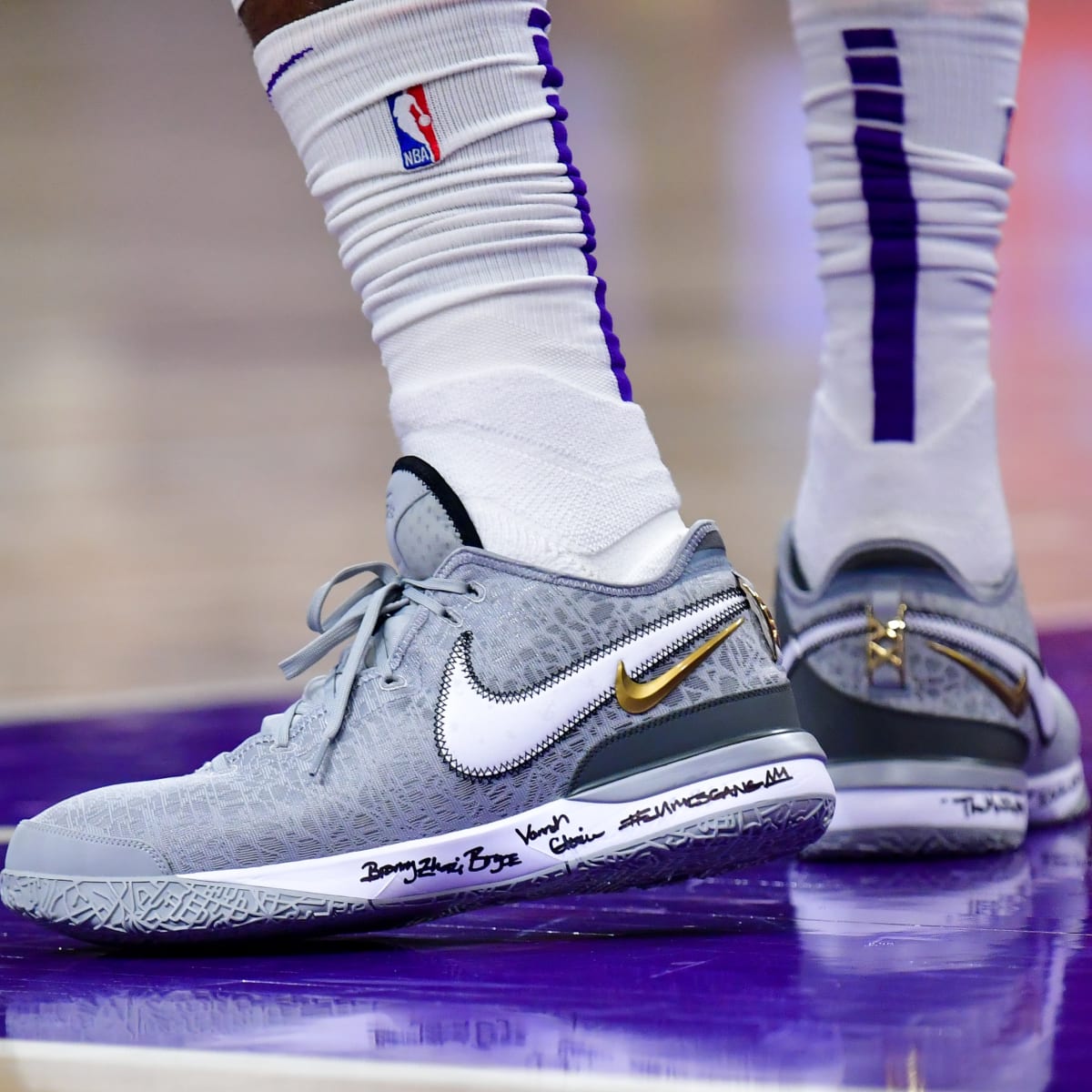 Nike Zoom LeBron NXXT Gen Takes on Lakers Colorway