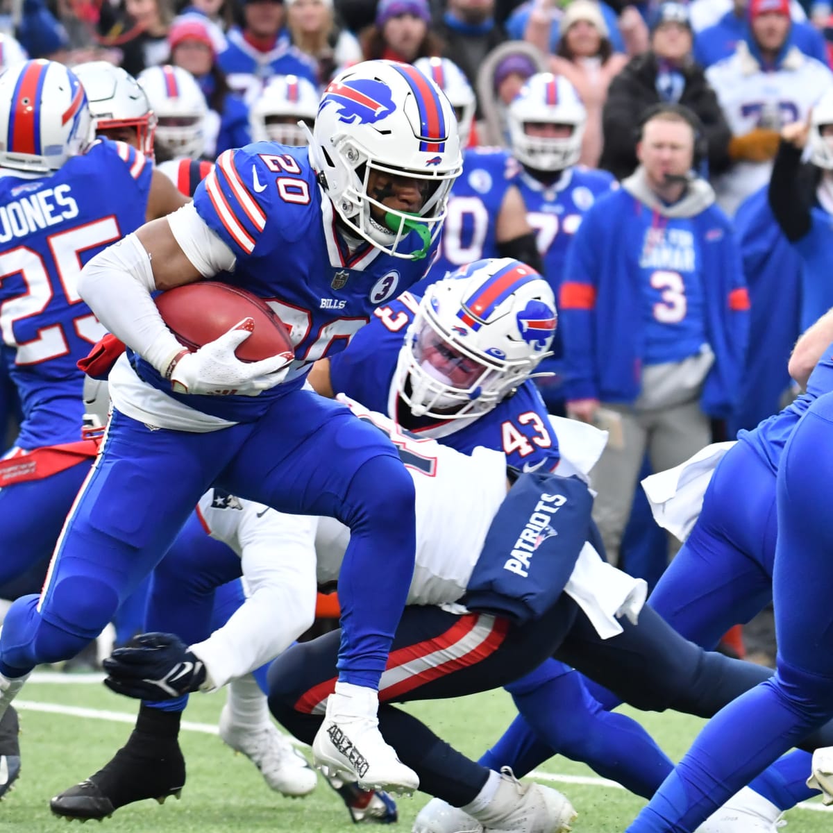Buffalo Bills WATCH: Nyheim Hines 'Unreal,' Gets Another Second TD vs. New  England Patriots - Sports Illustrated Buffalo Bills News, Analysis and More