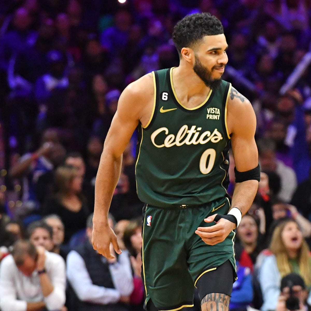 Jayson Tatum Discusses His Game-Winning Shot vs. Sixers, Including His  Message to the Celtics in the Preceding Timeout - Sports Illustrated Boston  Celtics News, Analysis and More