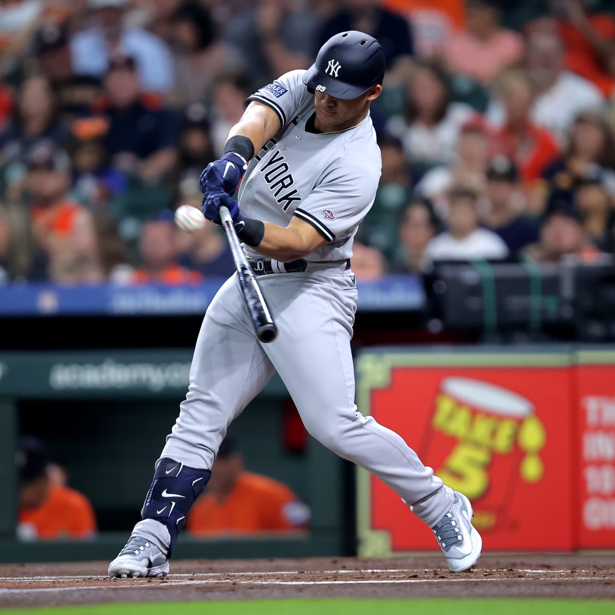 New York Yankees Prospect Jasson Dominguez Makes History in First MLB At-Bat  - Sports Illustrated NY Yankees News, Analysis and More